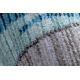 Moderný detský koberec TOYS 75322 MEDVEDÍK, neprvidelný tvar, modrá, tyrkysová , krémová