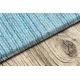 Moderní dětský koberec TOYS 75328 KLAUN, nepravidelný tvar, modrá, tyrkysová, červená fuchsie