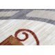 Children's carpet TOYS 75327 Formula 1 for children - modern, irregular shape cream / red fuchsia