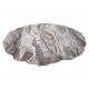 Tapete TINE 75313C Rocha pedra - forma moderna, irregular cinza escuro / cinza claro