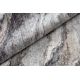 TINE Szőnyeg 75313C Szikla, kő - modern, rendhagyó forma - sötétszürke / világos szürke