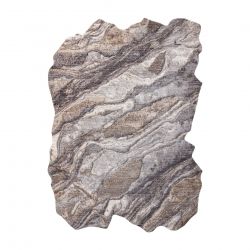 Tapijt TINE 75313B Rots , steen - modern, onregelmattige vorm donker grijskleuring / helder , grijskleuring