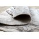 Matto TINE 75313B Mittakaava, kivi - moderni, epäsäännöllinen muoto tummanharmaa / vaaleanharmaa