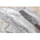Χαλί TINE 75313B Rock, πέτρα - σύγχρονο, ακανόνιστο σχήμα σκούρο γκρι / ανοιχτό γκρι