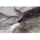 Alfombra TINE 75313B Roca, piedra - moderno, forma irregular gris oscuro / gris claro