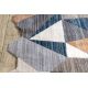 Carpet TINE 75419A Mosaic - modern, irregular shape grey / yellow
