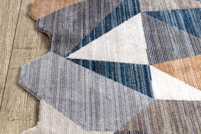 Carpet Tine 75419a Mosaic Modern, Irregular Shaped Rugs Uk