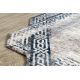 Moderný koberec TINE 75425B Rám, vintage, nepravidelný tvar, sivá, tmavo modrá