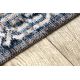 килим TINE 75425B кадър vintage - модерен, неправилна форма сив / тъмно синьо