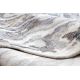 Tappeto TINE 75426B Albero Legna - moderno, forma irregolare crema / grigio