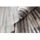 Moderní koberec TINE 75317A Abstrakce, nepravidelný tvar, tmavo šedá, světle šedá