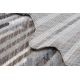 Tæppe TINE 75317A Abstraktion - moderne, uregelmæssig form mørk grå / lyse grå