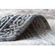 Runner MATEO 8031/944 Modern, geometric, triangles - structural grey / beige