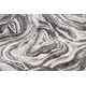 Moderní koberec TINE 75426A Pařez stromu, nepravidelný tvar, krémovo šedý