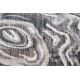 Moderní koberec TINE 75426A Pařez stromu, nepravidelný tvar, krémovo šedý