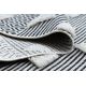 Teppich ÖKO SISAL BOHO MOROC Geometrisch 22321 Franse - zwei Ebenen aus Vlies creme / grau, recycelter Teppich