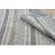 Alfombra CASA ECO sisal BOHO Zigzag 2806 crema / taupe, alfombra reciclada