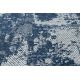 Tapis CASA ECO SIZAL BOHO vintage 2809 gris / bleu foncé, tapis en coton recyclé