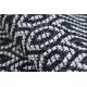 Χαλί CASA, ECO σιζάλ Μπόχο Μάτια 22075 μαύρο / γκρι, ανακυκλωμένο χαλί