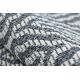 Килим CASA EKO SIZAL BOHO алмази 22084 антрацит / крем, перероблений килим