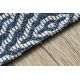 Ekologický koberec CASA, EKO SISAL Boho, Diamanty 22084 tmavě modrá / krémový, recyklovatelná bavlna bavlna