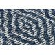 Ekologický koberec CASA, EKO SISAL Boho, Diamanty 22084 tmavo modrá / krémová, recyklovateľná bavlna 