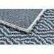 Ekologický koberec CASA, EKO SISAL Boho, Diamanty 22084 tmavo modrá / krémová, recyklovateľná bavlna 