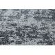 Tapijt CASA Ecologisch , EKO SISAL Boho gewreven , vintage 2809 grijskleuring / anthracytkleuring, gemaakt van gerecycled katoen