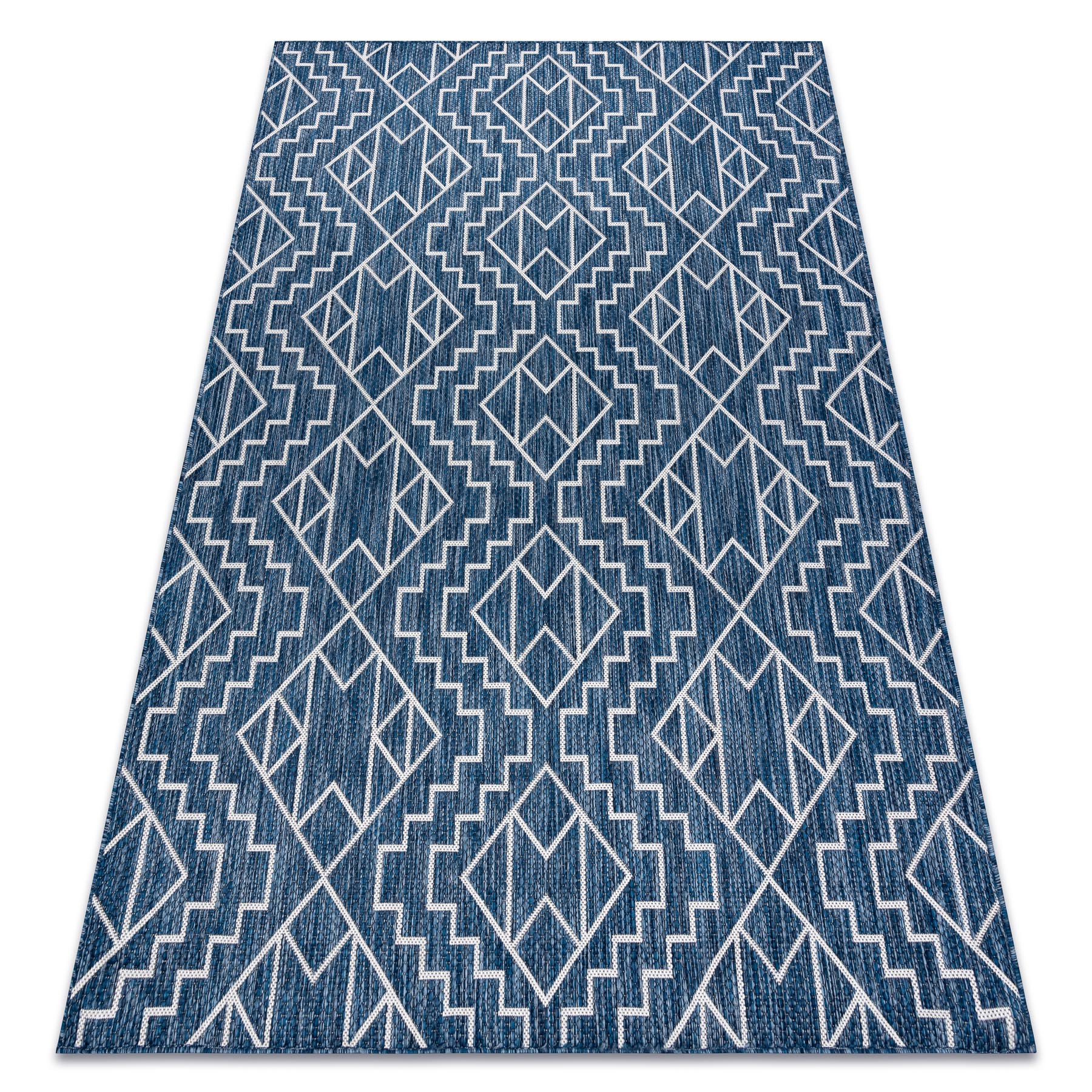 Details about   Modern Sisal Carpet Loft Diamonds Blue Flat Flor densely woven Best Quality show original title 