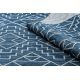 Carpet SISAL SION Geometric, diamonds 21778 Flat woven navy / ecru