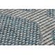 Килим HOUSE SIZAL 40345 решетка, плоски тъкани, вълнист ефект сив / син