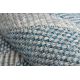 Килим HOUSE SIZAL 40345 решітка, плоски тъкани, вълнист ефект сірий / синій