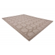 Carpet HOUSE SISAL 40356 Diamonds, Flat woven, woolish effect beige