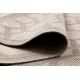 Kilimas HOUSE sizalio virvelės 40356 Rombai, plokščias audimas, vilnos efektas smėlio spalvos 