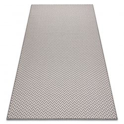 Carpet SISALO SISAL Zigzag 2901 cream / taupe