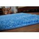 Carpet - wall-to-wall SHAGGY 5cm blue