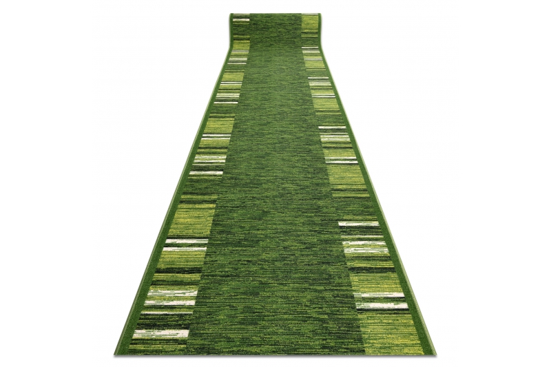 Csúszásgátló futó szőnyeg  ADAGIO zöld - Szélesség  : 100 cm, Szín : zöld