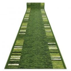 Alfombra de pasillo con refuerzo de goma ADAGIO verde 67 cm