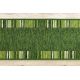 Alfombra de pasillo con refuerzo de goma ADAGIO verde 100 cm