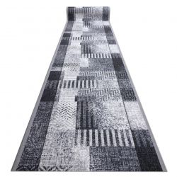 Alfombra de pasillo con refuerzo de goma ESSENZA gris 67 cm