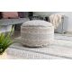 Pouffe CYLINDER 50 x 50 x 50 cm Boho 2806 footrest, for sitting cream / taupe