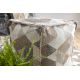 Pouffe SQUARE 50 x 50 x 50 cm Boho 2816 footrest, for sitting cream / taupe