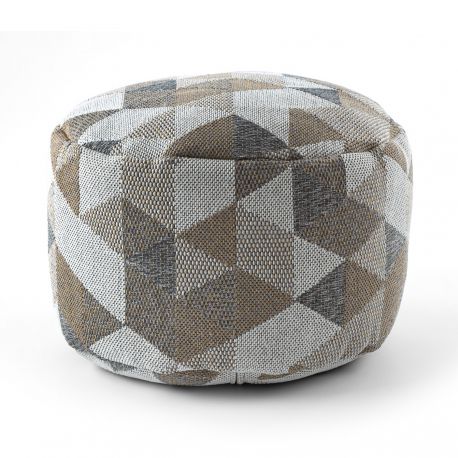 Dywan LIRA E1627 Trójkąty geometryczny, strukturalny, nowoczesny, glamour - szary
