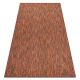 Moderno FISY alfombra sisal 20774 Cuadrícula, mezcla rojo