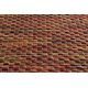 Modern FISY carpet SISAL 20774 Squares, melange red
