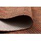 Moderno FISY alfombra sisal 20774 Cuadrícula, mezcla rojo