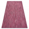 Modern FISY Teppich SISAL 20774 Quadrate, melange rosa