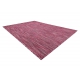 Σύγχρονο FISY χαλί σιζάλ 20774 Τετράγωνα, μελανζέ ροζ