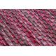 Modern FISY carpet SISAL 20774 Squares, melange pink