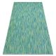 Moderno FISY alfombra sisal 20776 Zigzag, mezcla azul